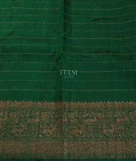 Magenta Banaras Tussar Saree T5220613