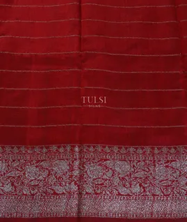 Green Banaras Tussar Saree T5210043