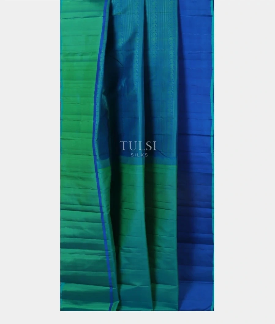Blue Kanjivaram Silk Saree T4872862