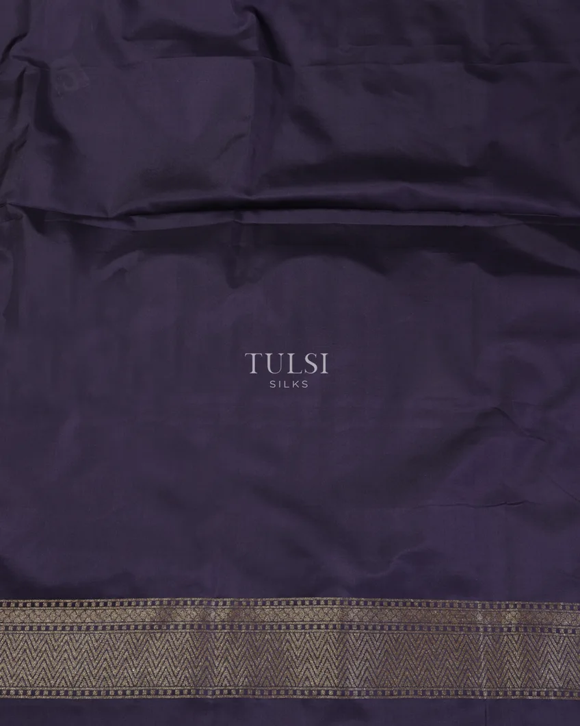 Blue Banaras Silk Saree T5227093