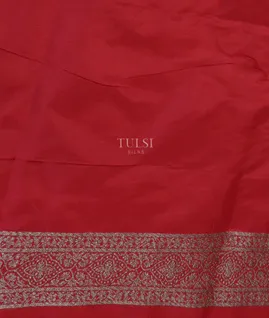 Red Banaras Silk Saree T5227973