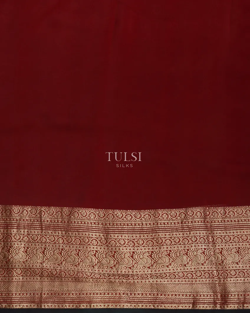 Beige Mysore Crepe Kalamkari Handpainted Saree T5139813