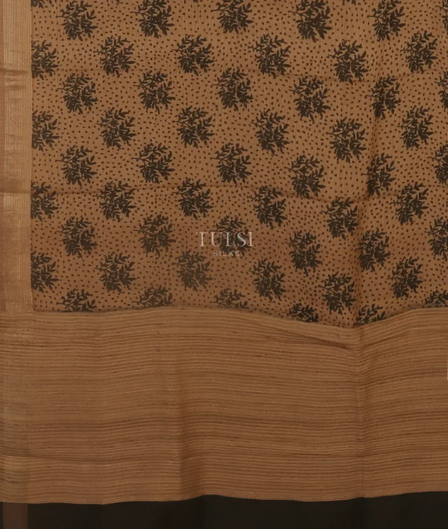 Brown Kota Cotton Saree T5185244