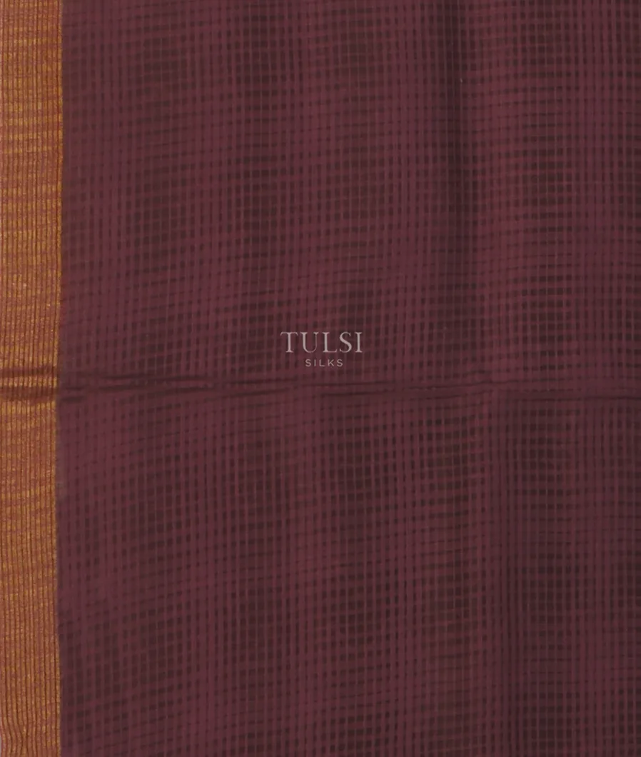 Purple Soft Printed Cotton Saree T5122323