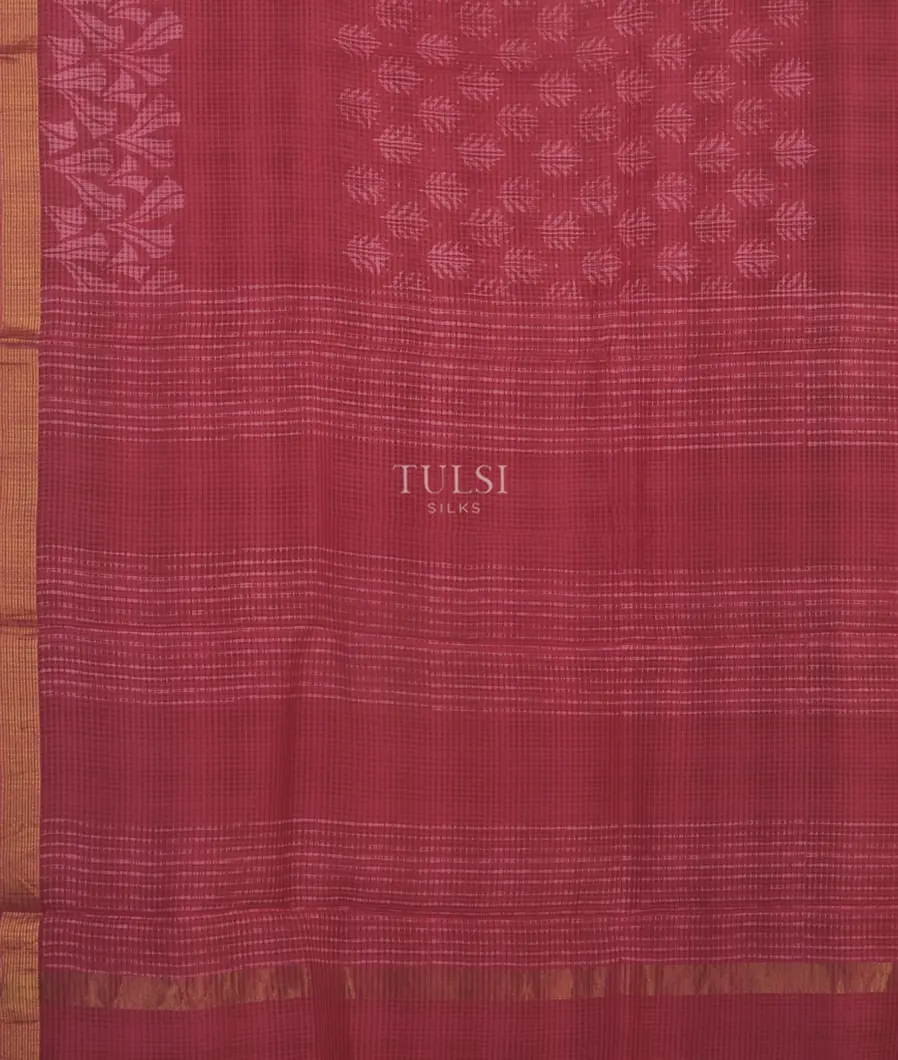 Pink Kota Cotton Saree T5122294