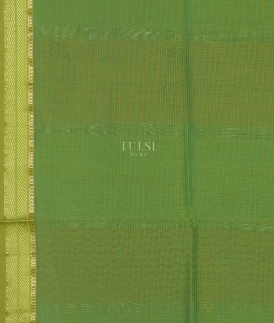 Green Maheshwari Printed Cotton Saree T5104583