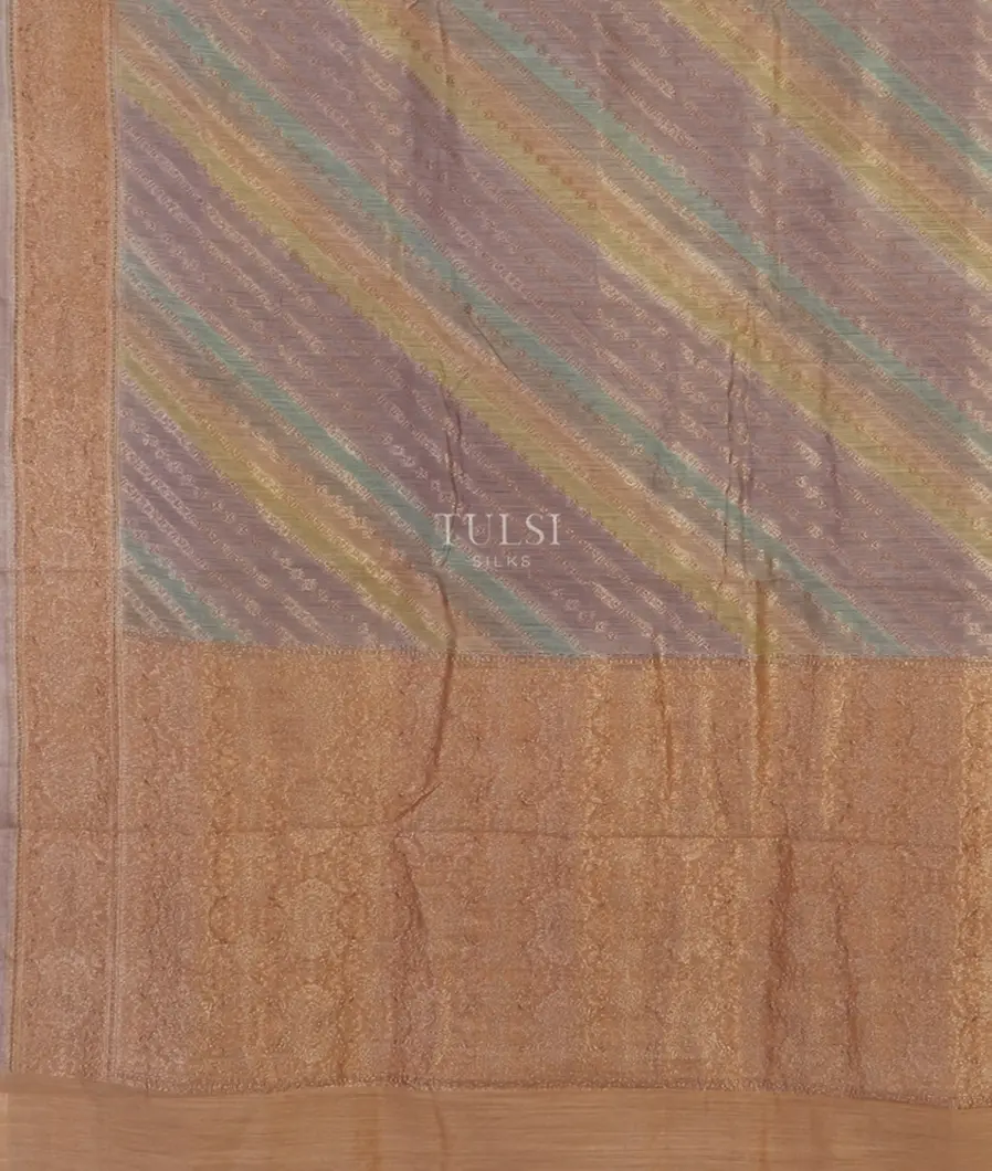 Multicolour Banaras Tussar Saree T5233744