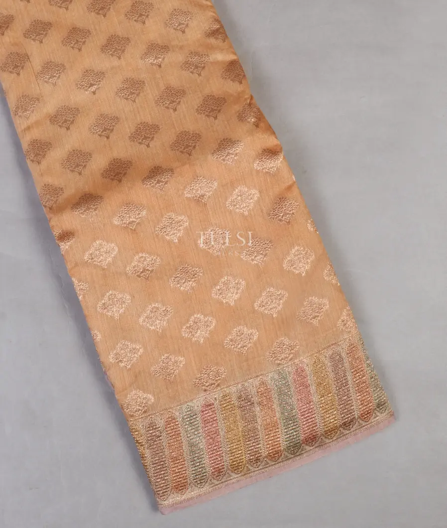 Multicolour Banaras Tussar Saree T523365-image