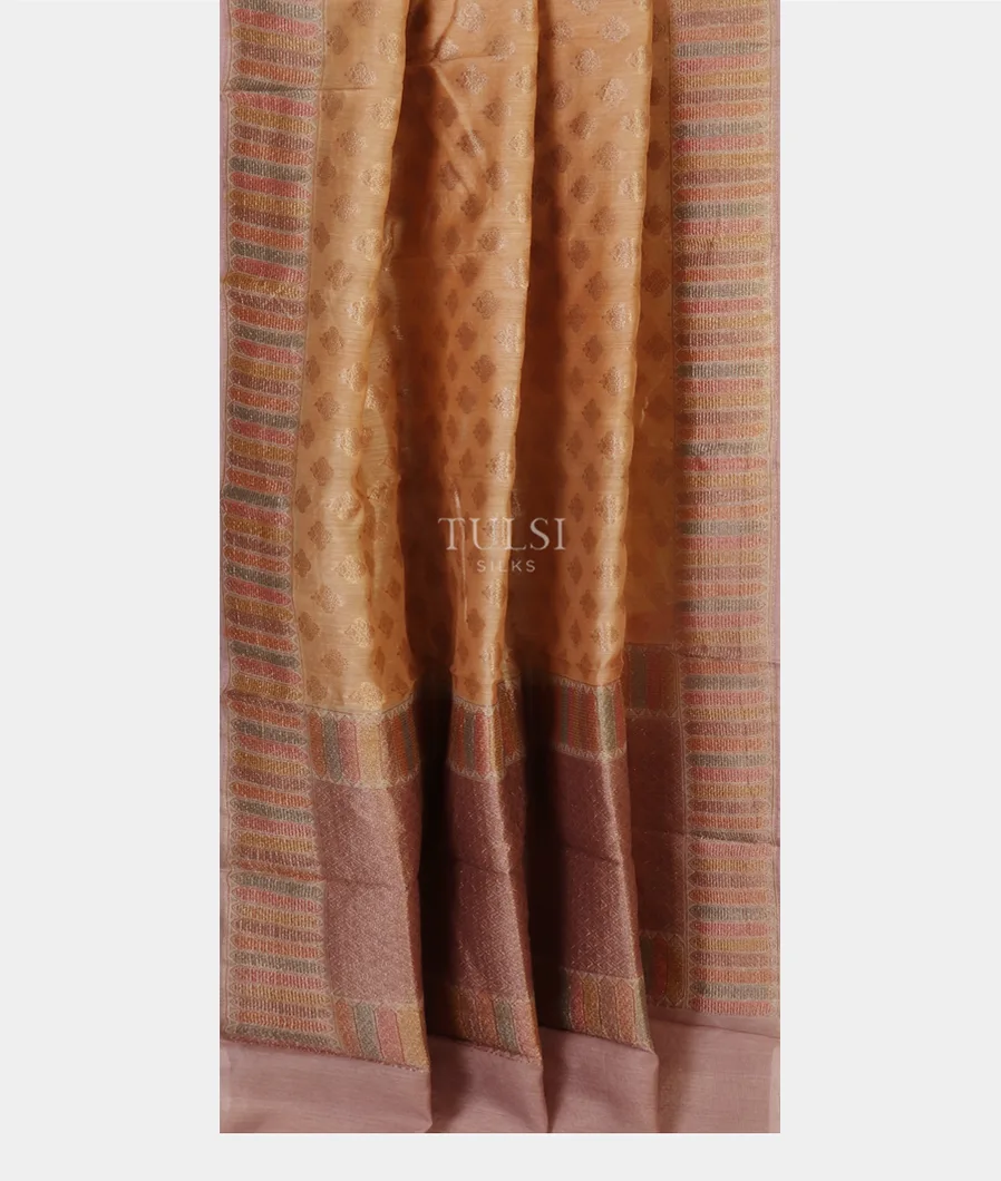 Multicolour Banaras Tussar Saree T5233652