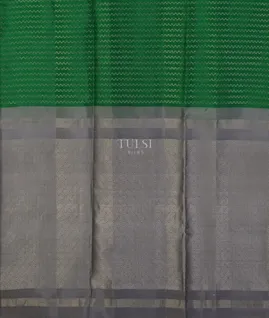 Green Woven Raw Silk Saree T5201264