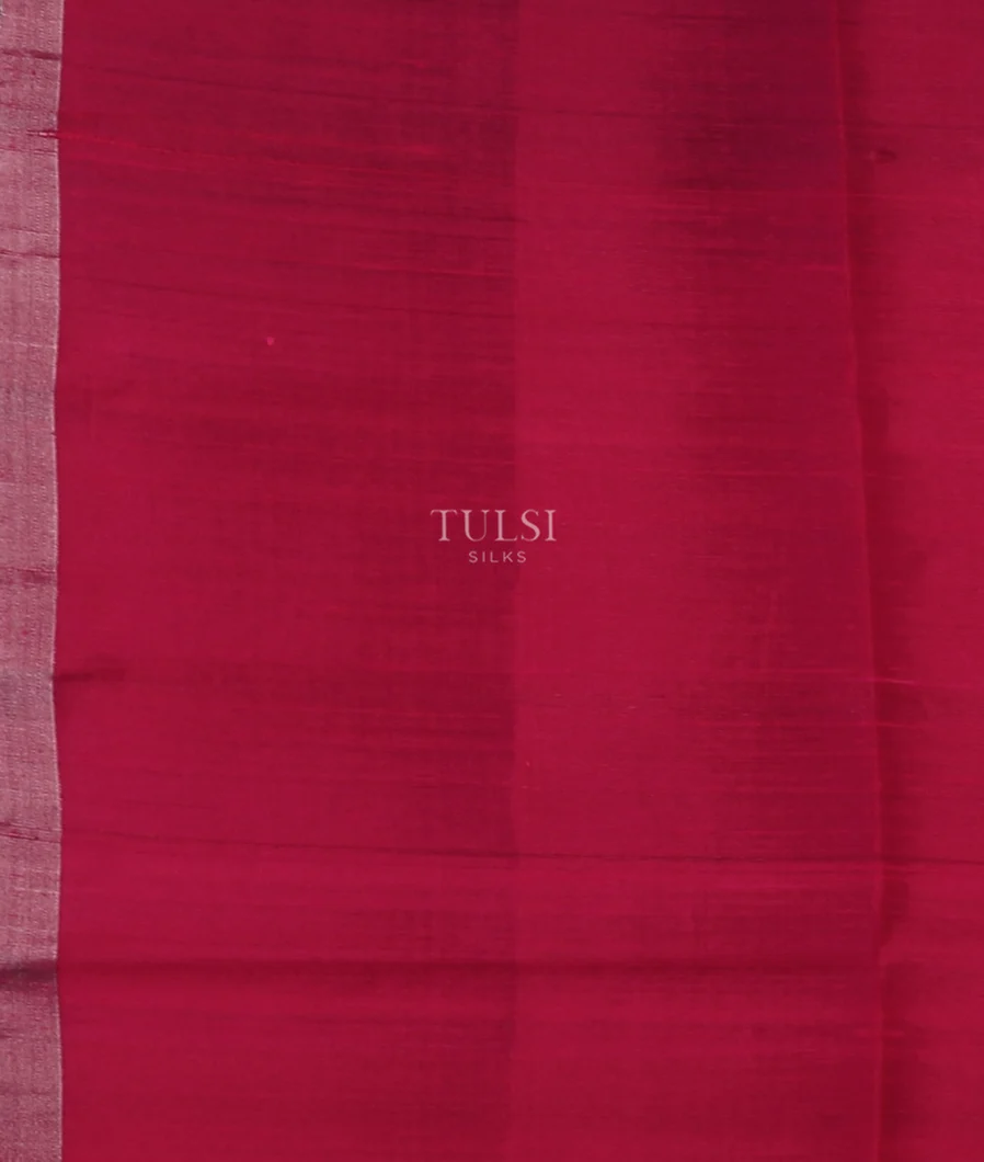 Deep Brown Woven Raw Silk Saree T5201543