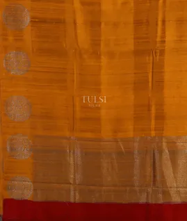 Yellow Banaras Tussar Saree T5210414