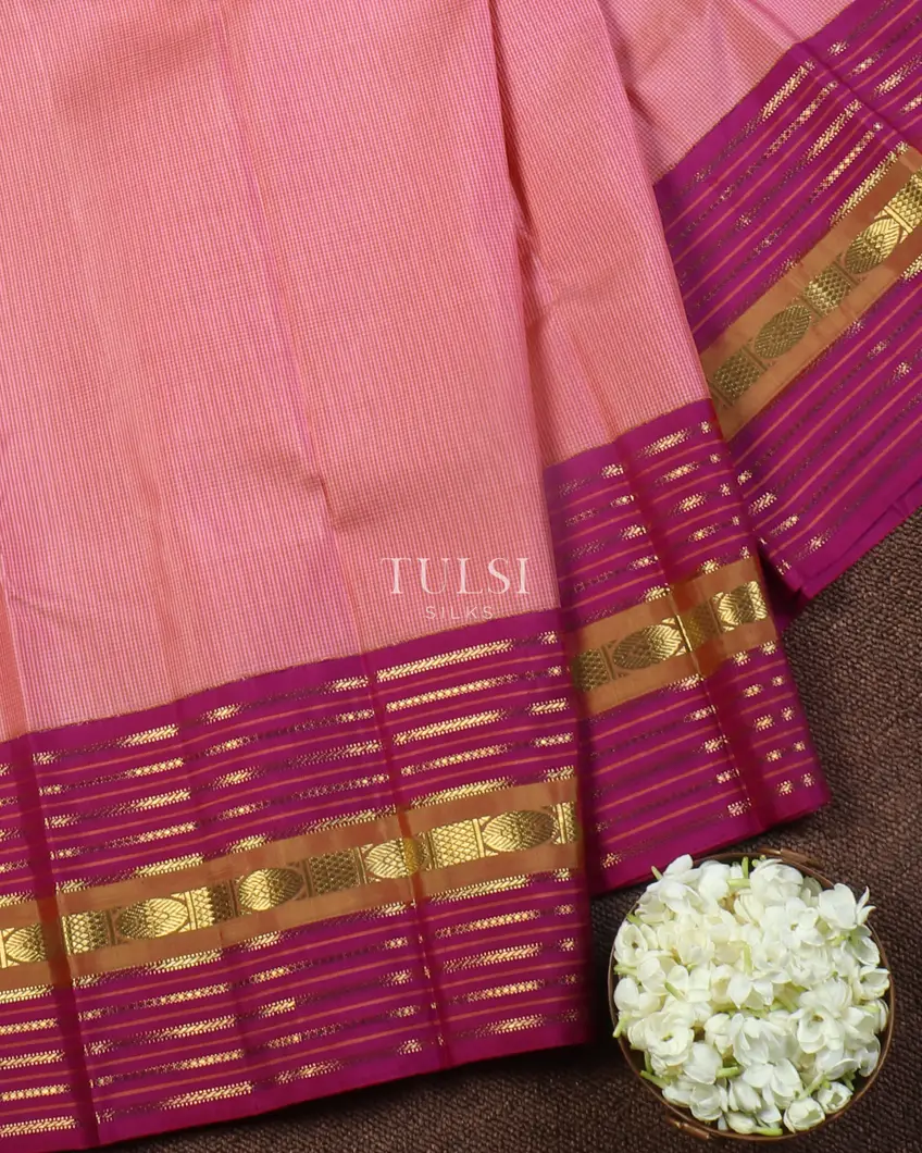 Pink Kanjivaram Silk Saree T5214032