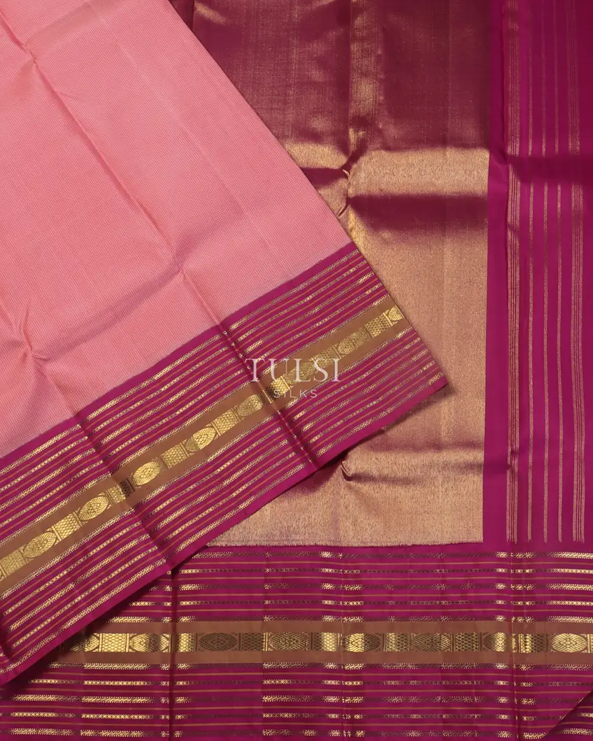 Pink Kanjivaram Silk Saree T5214034