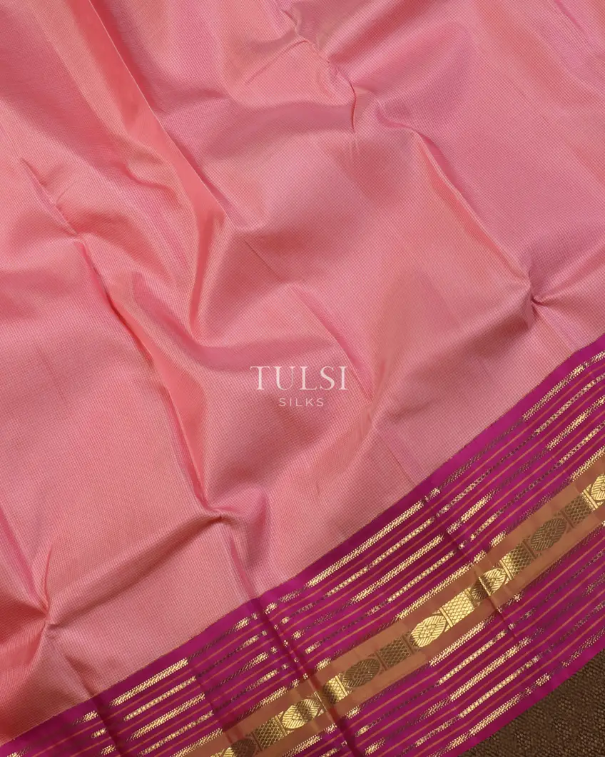 Pink Kanjivaram Silk Saree T5214035