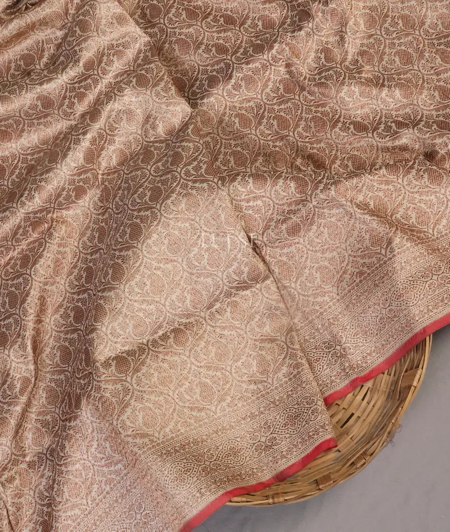 Off - White Banaras Silk Saree T457622-image