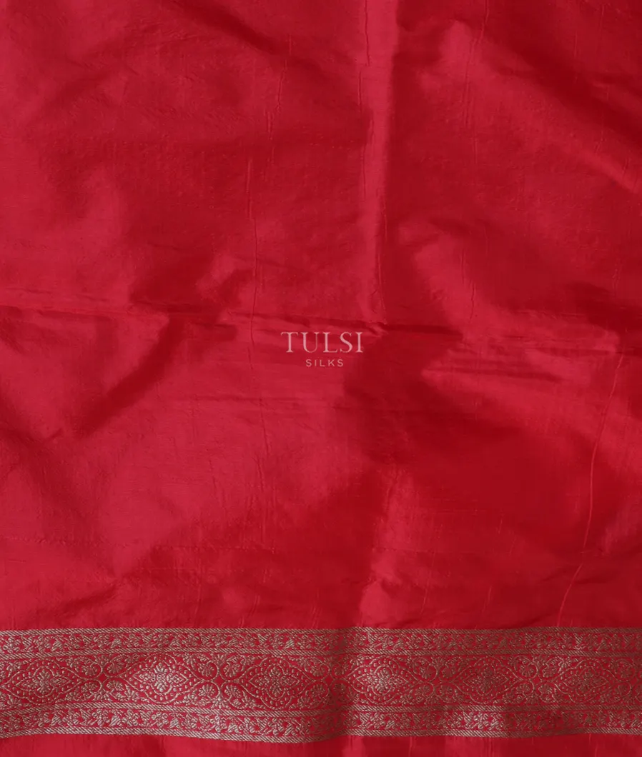 Off - White Banaras Silk Saree T4576223