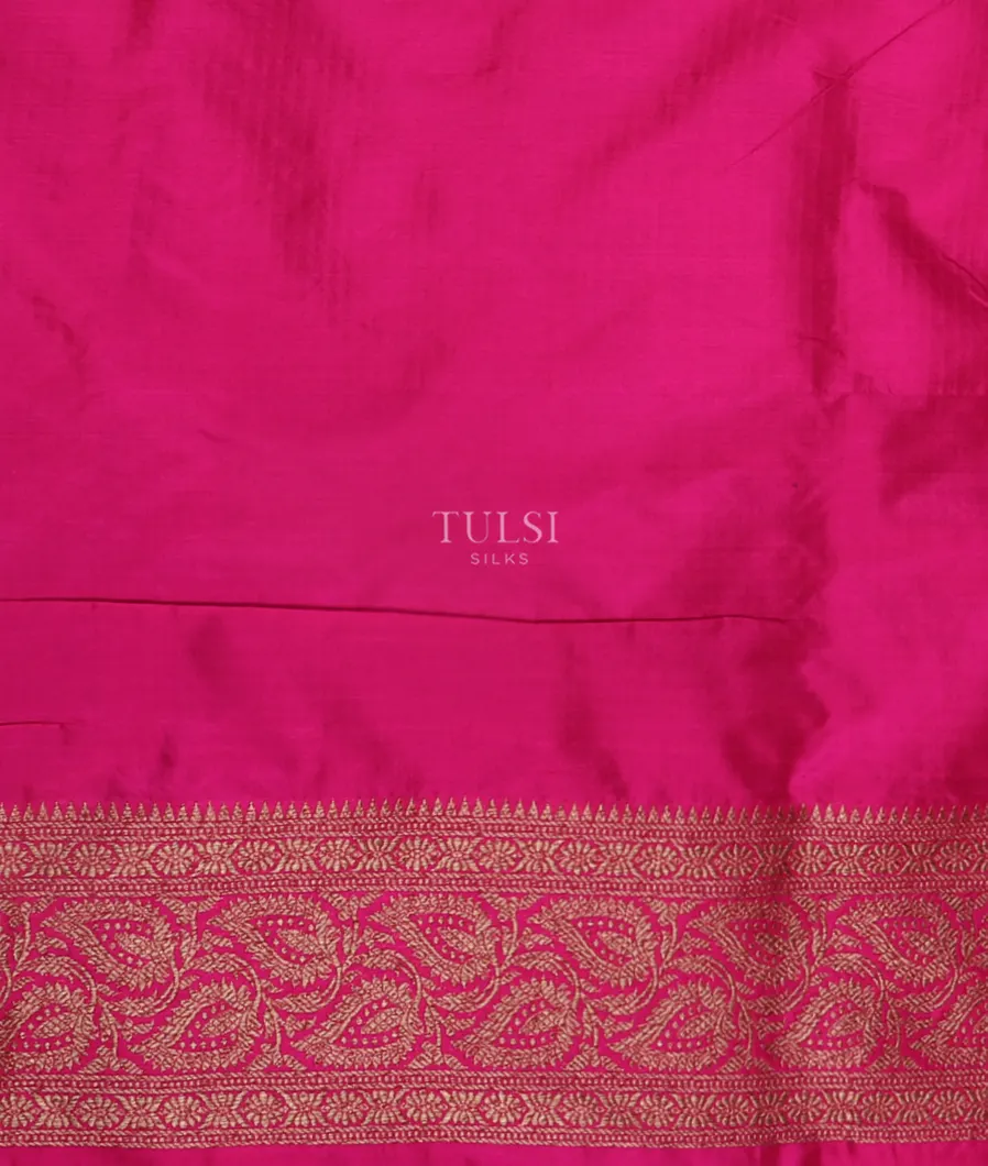 Black Banaras Silk Saree T4958313