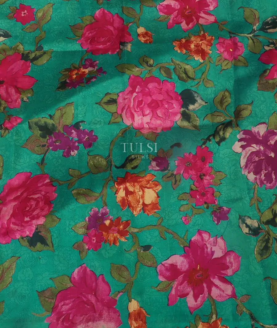 Peach Mysore Silk Saree T5002585