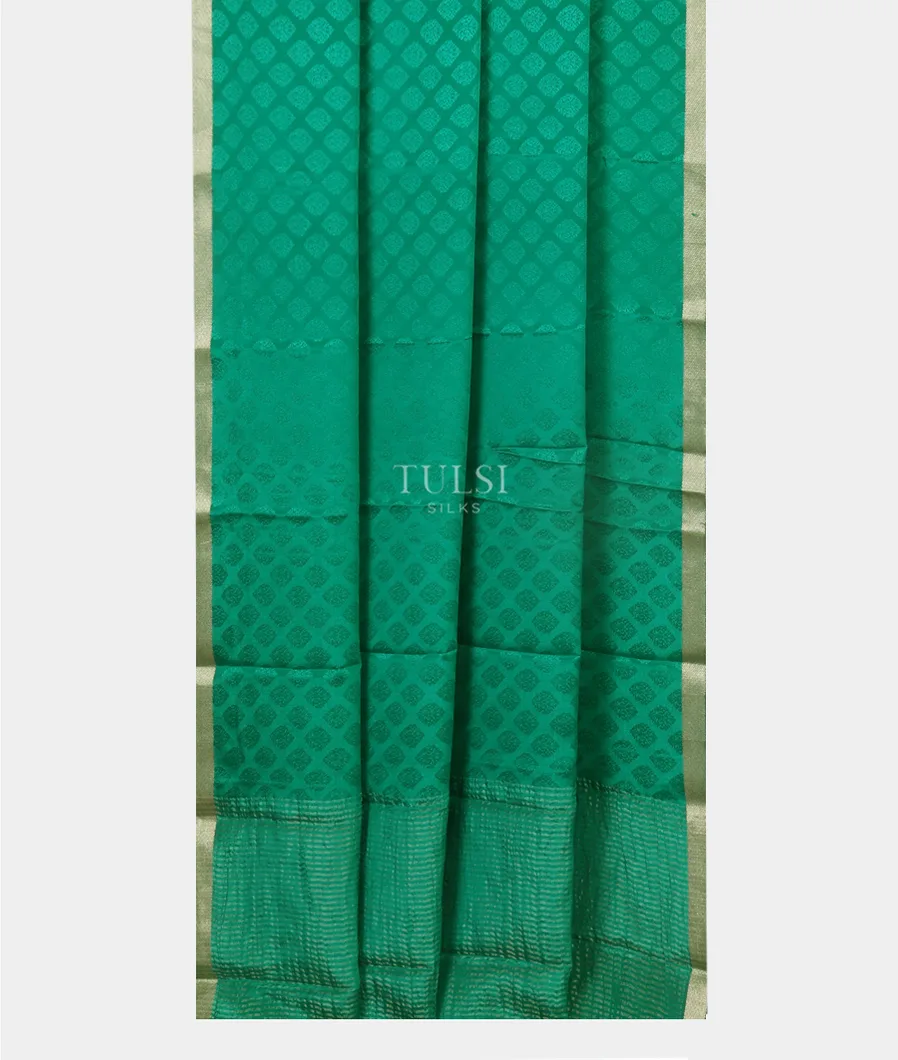 Green Mysore Crepe Silk Saree T5249682