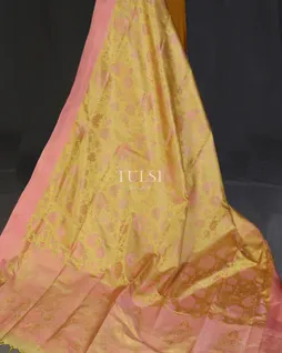 Yellow Soft Silk Saree T5048152