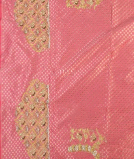 Pink Georgette Silk Embroidery Blouse T164421-11