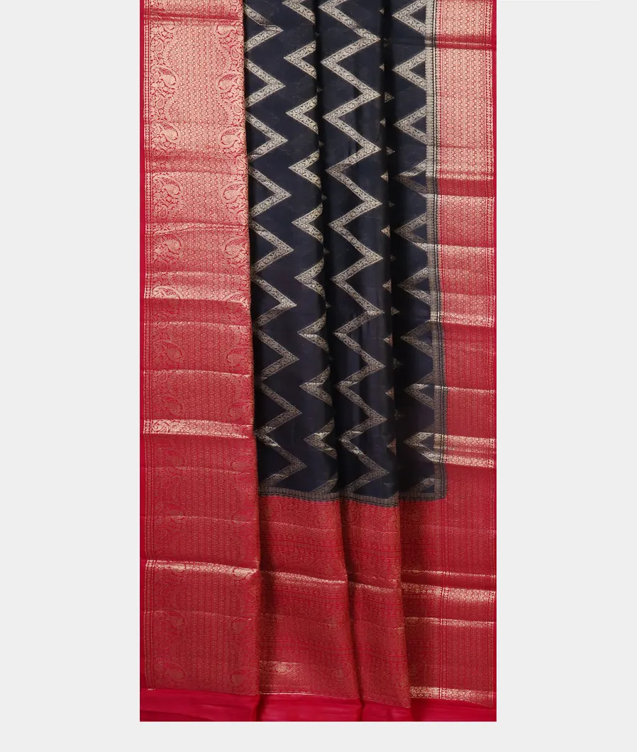 Midnight Blue Chaniya Silk Saree T4285762