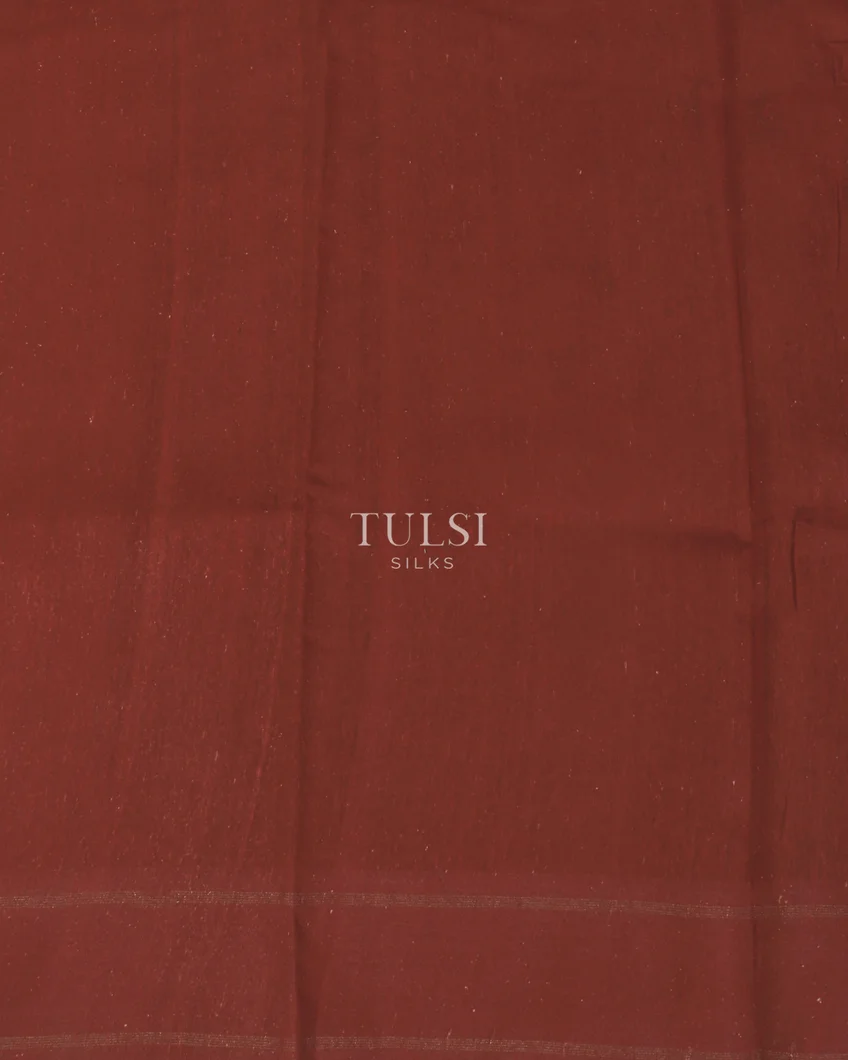 Maroon Tussar Printed Saree T5237173