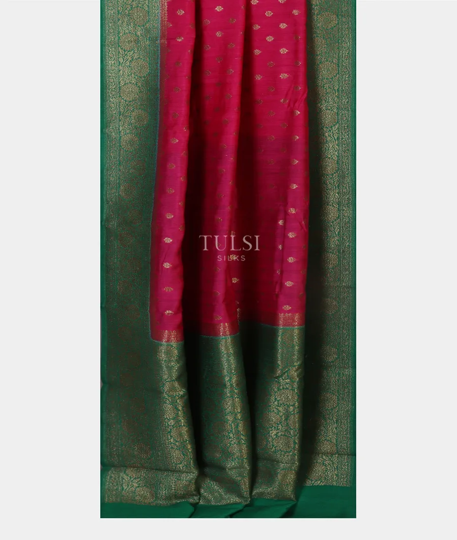 Pink Banaras Tussar Saree T5025062