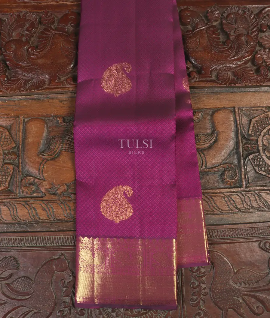 Purple Kanjivaram Silk Saree T515258-image