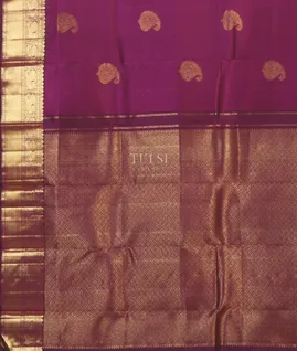 Purple Kanjivaram Silk Saree T5152584