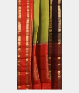 Green Kanjivaram Silk Saree T4784382