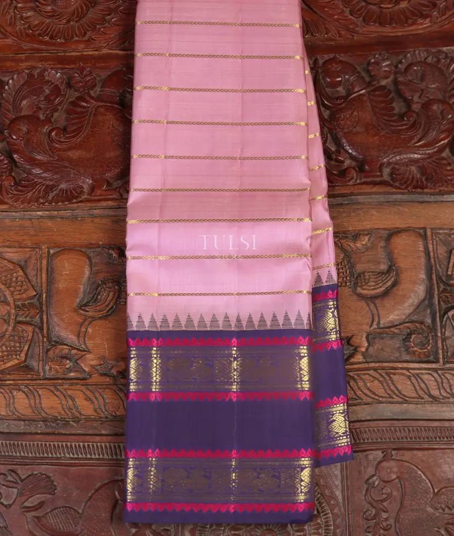 Lavender Kanjivaram Silk Saree T517091-image