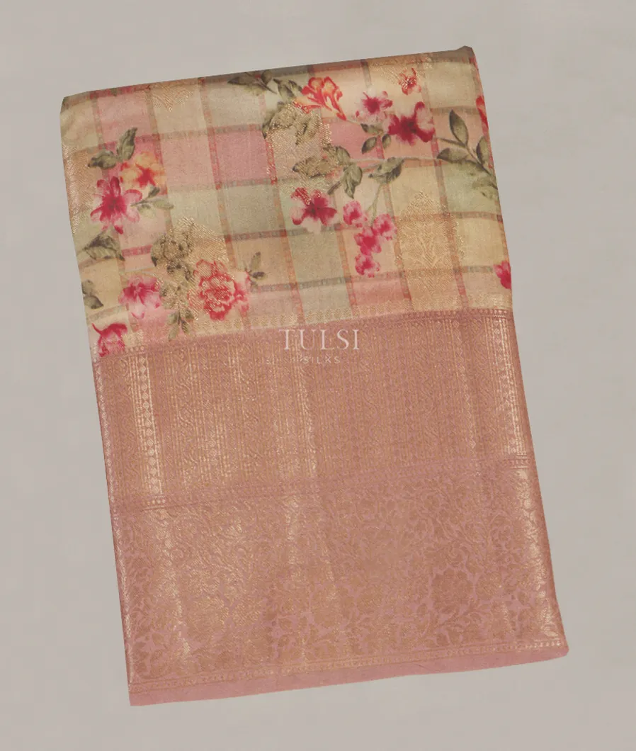 Multicolour Chaniya Silk Saree T516942-image