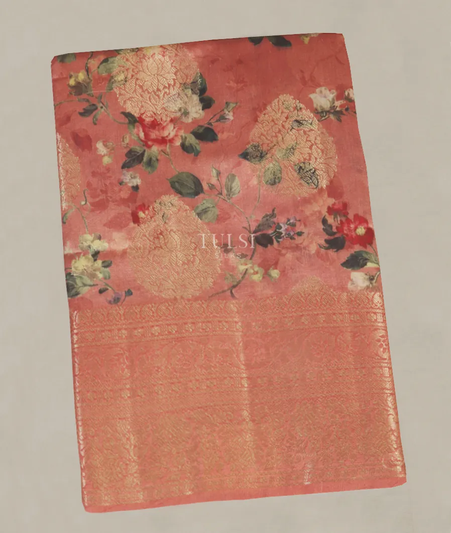 Pink Chaniya Silk Saree T516937-image