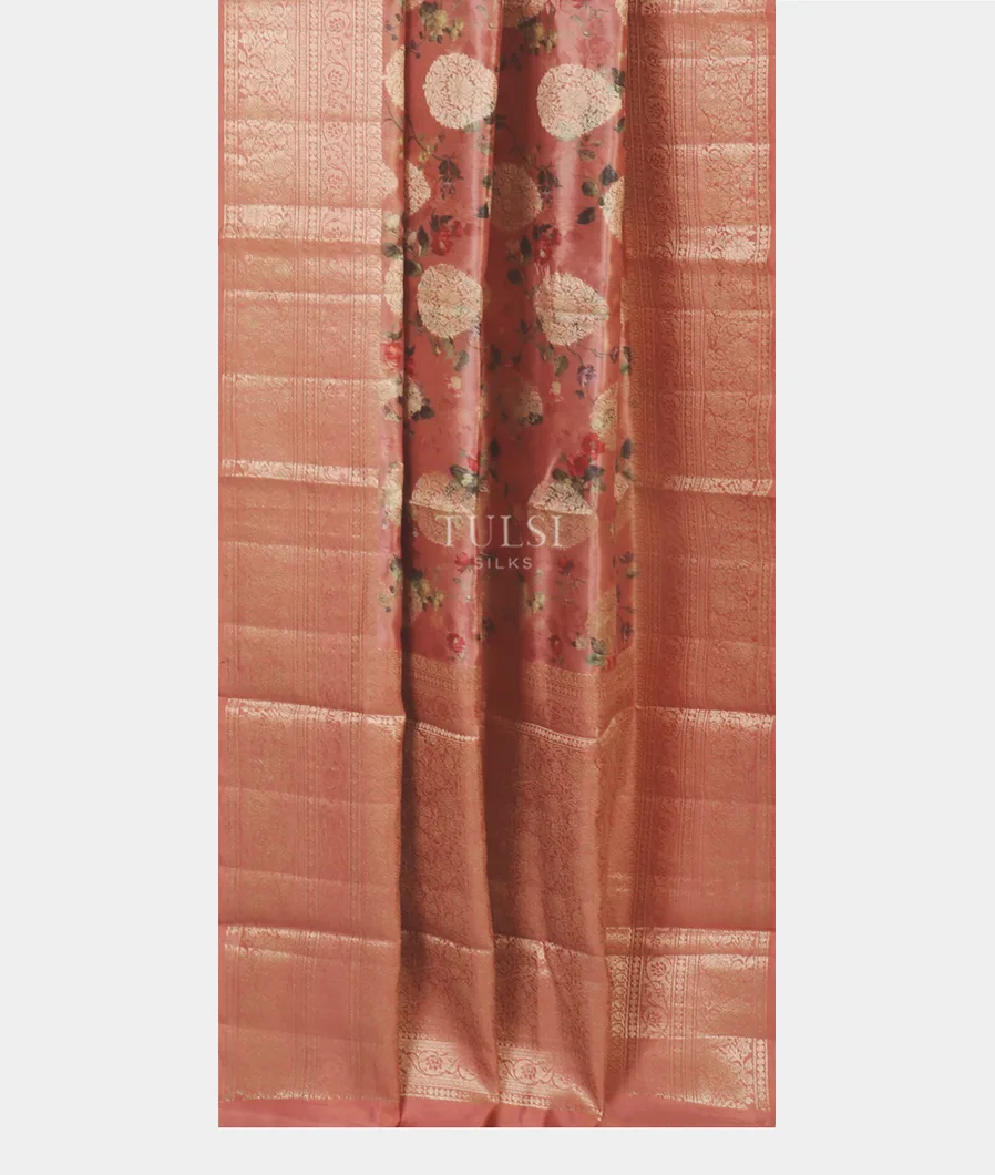 Pink Chaniya Silk Saree T5169372