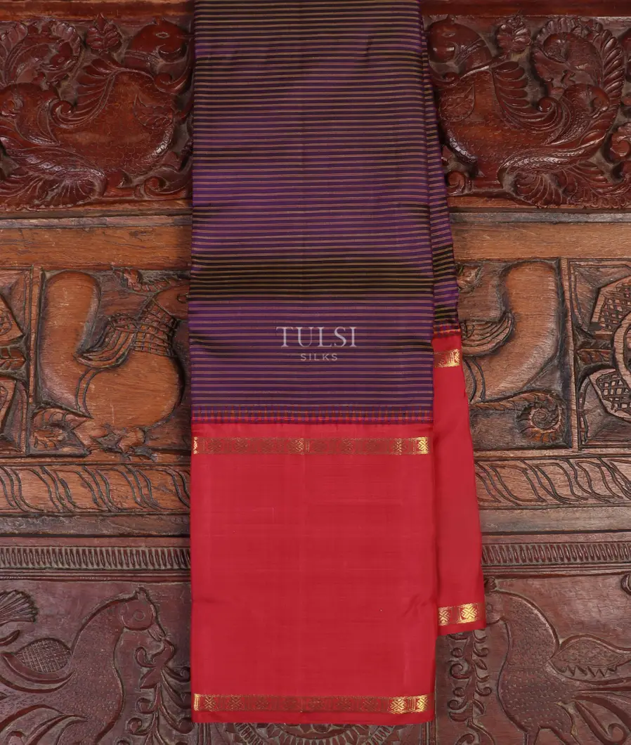 Purple Kanjivaram Silk Saree T524282-image