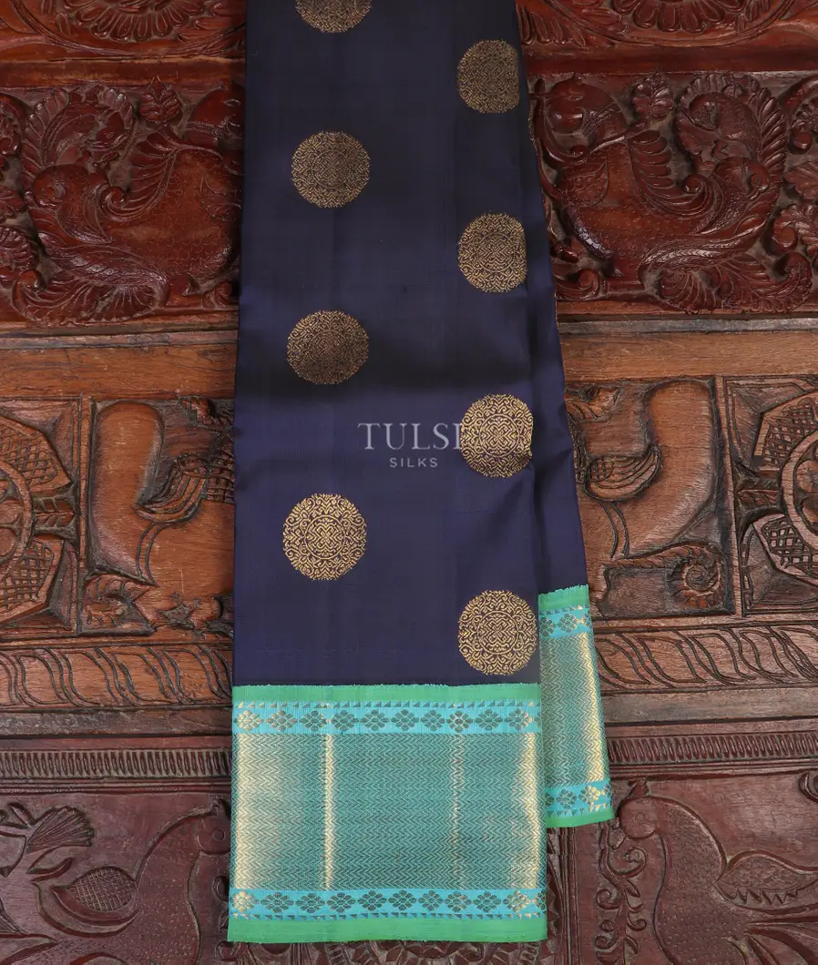 Blue Kanjivaram Silk Saree T323520-image