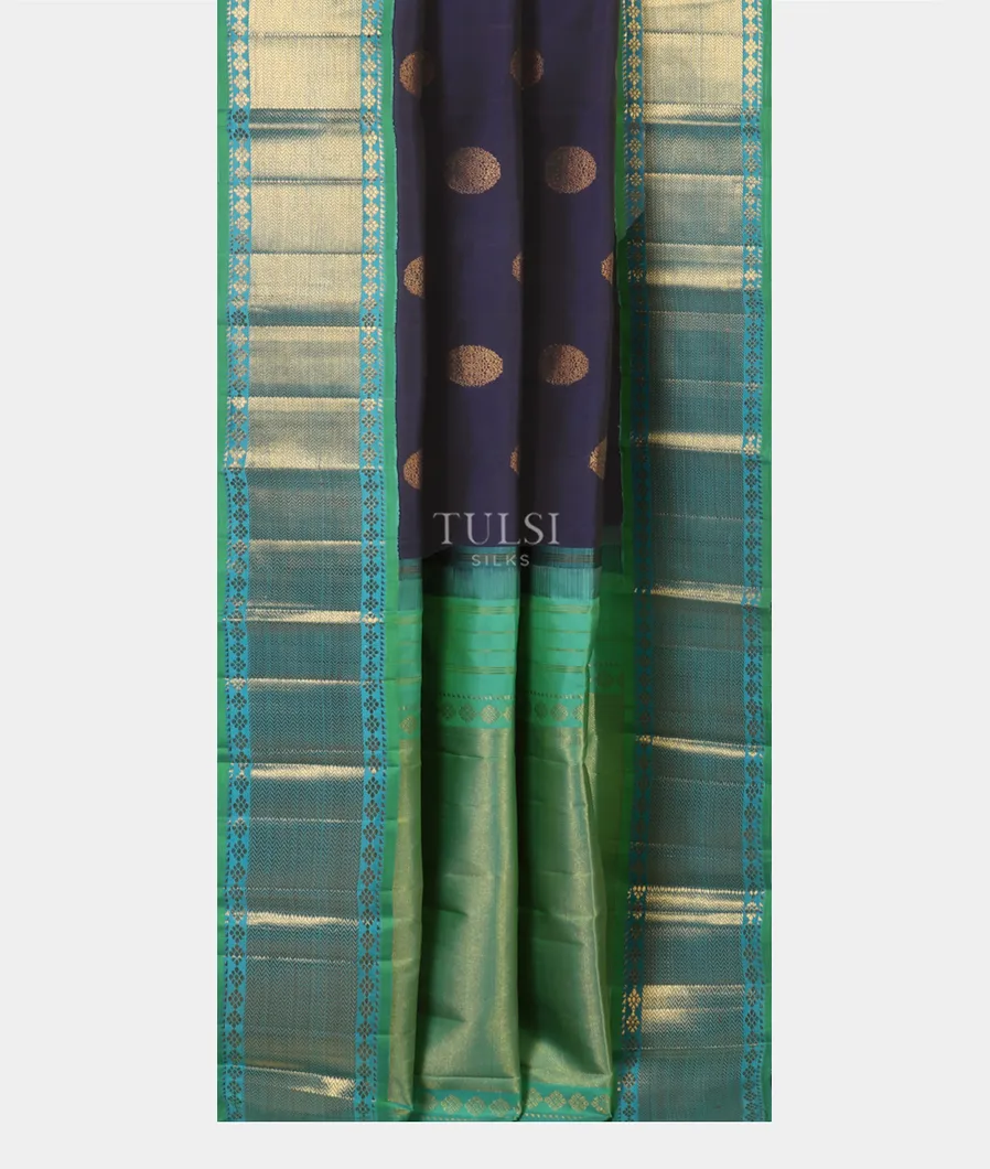 Blue Kanjivaram Silk Saree T3235202