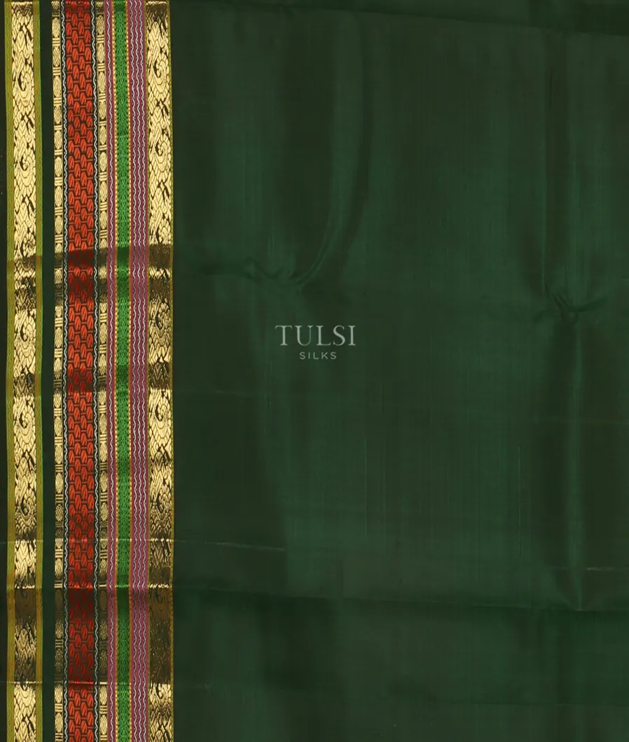 Blue And White Kanjivaram Silk Saree T5006933