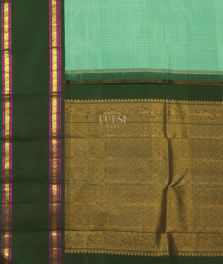 Green Kanjivaram Silk Saree T4667064
