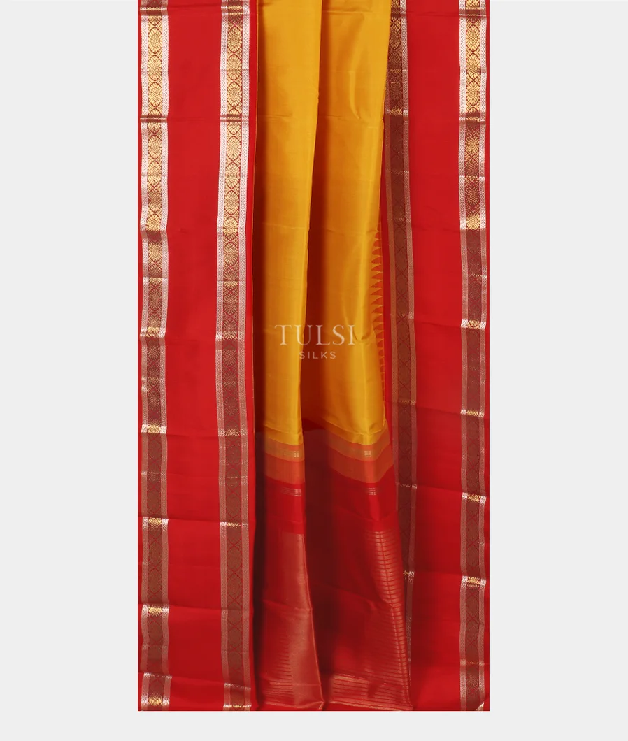 Yellow Kanjivaram Silk Saree T4781172