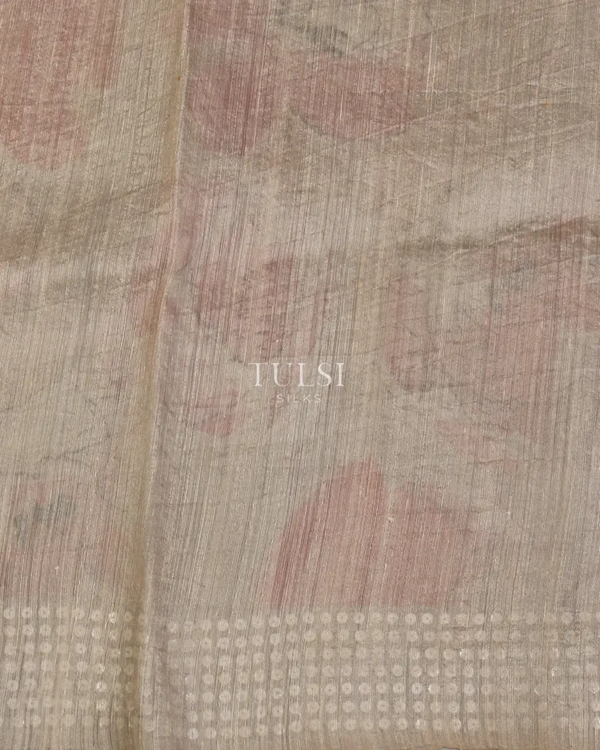 Grey Organza Printed Saree T5302843