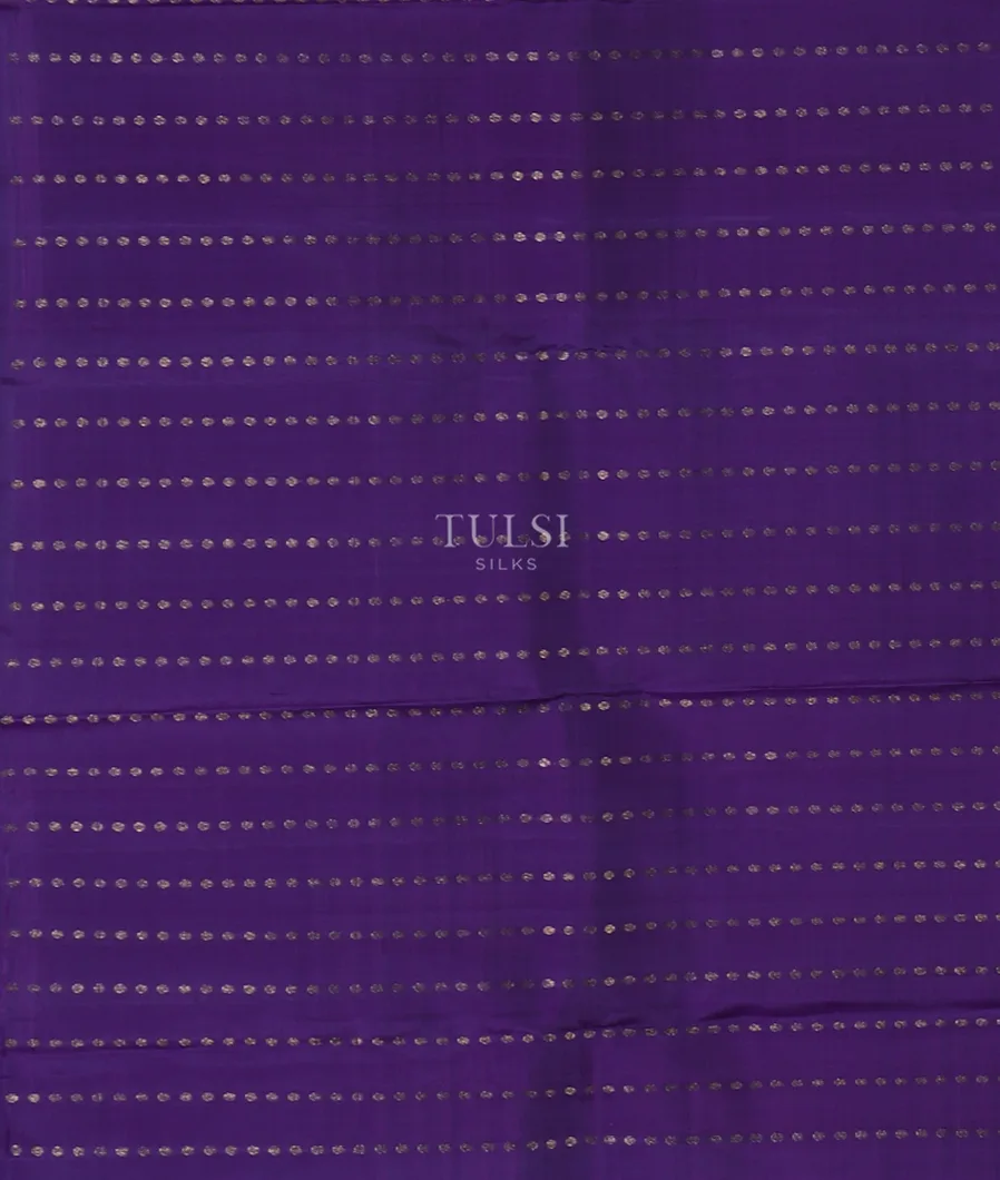 Purplish Blue Kanjivaram Silk Saree T5254033