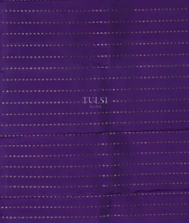 Purplish Blue Kanjivaram Silk Saree T5254033