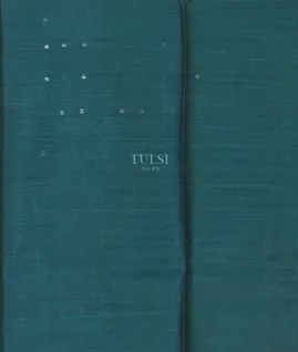 Blue Handwoven Tussar Saree T4926693