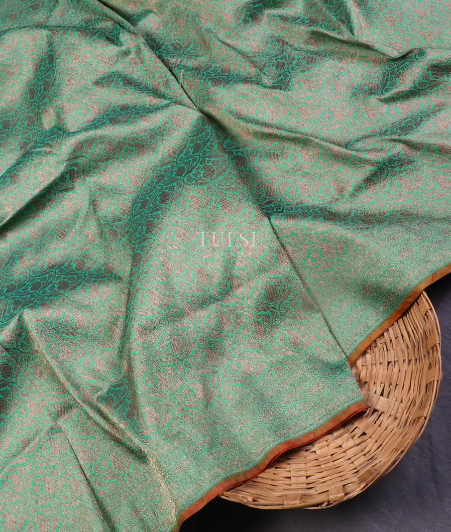 Blue Banaras Silk Saree T531288-image