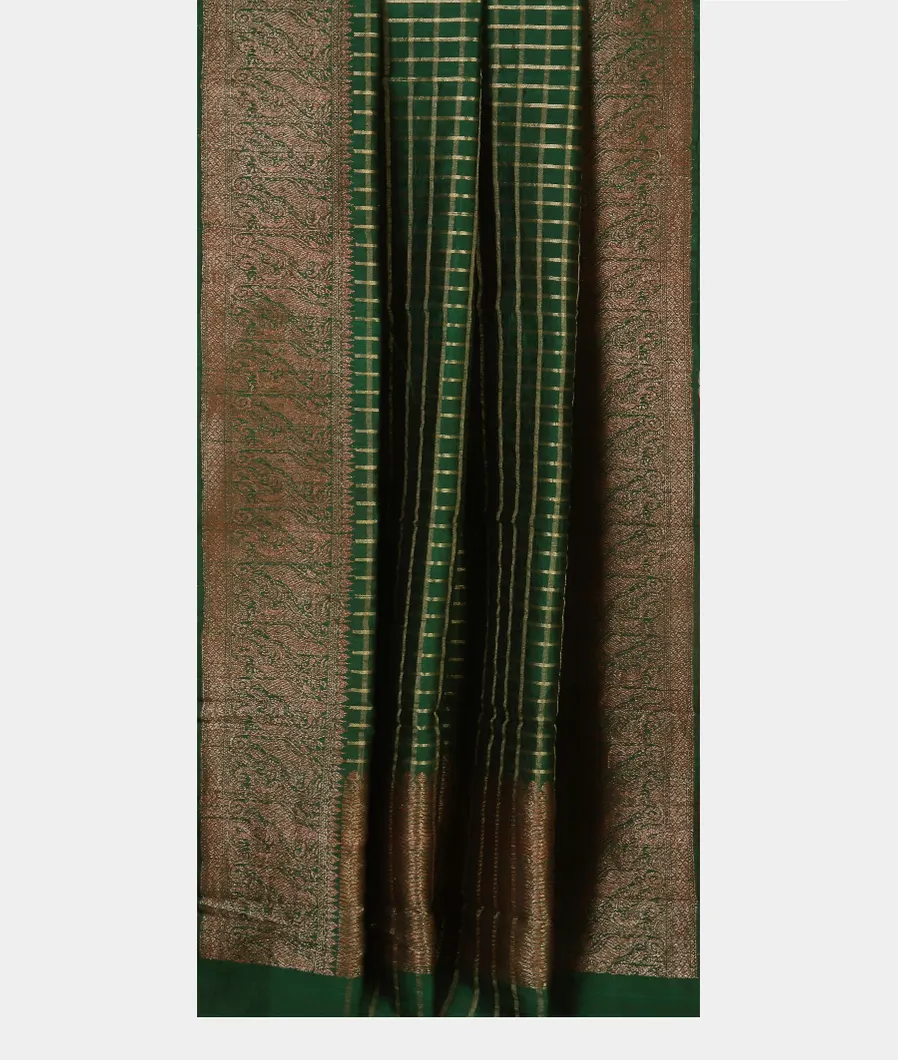 Green Banaras Tussar Saree T5220362
