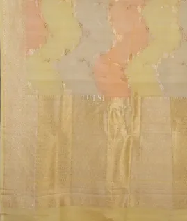Multicolour Banaras Tussar Georgette Saree T4958774