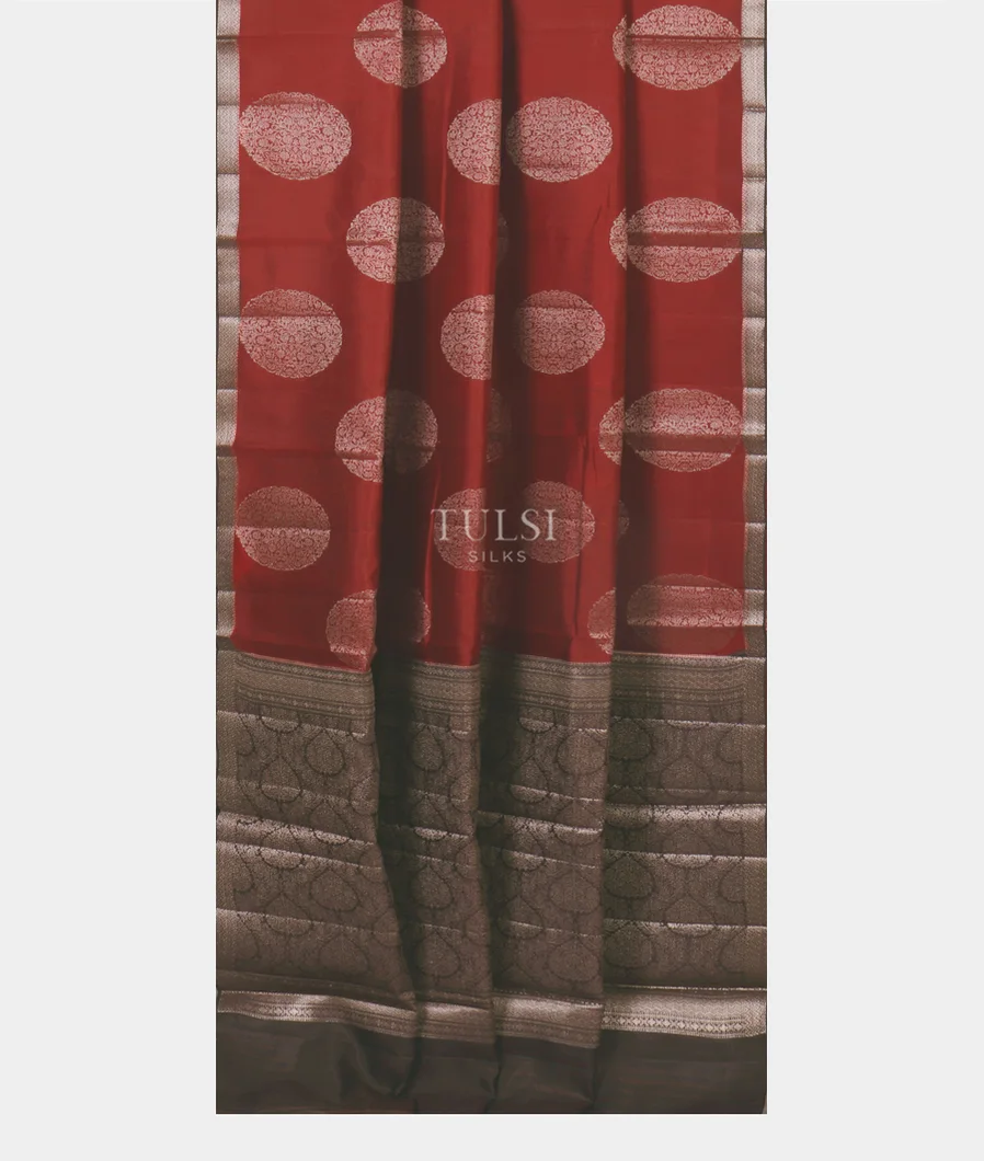 Red Chaniya Silk Saree T5216622